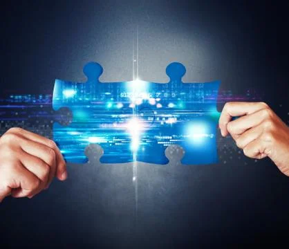 System integration concept Stock Photos