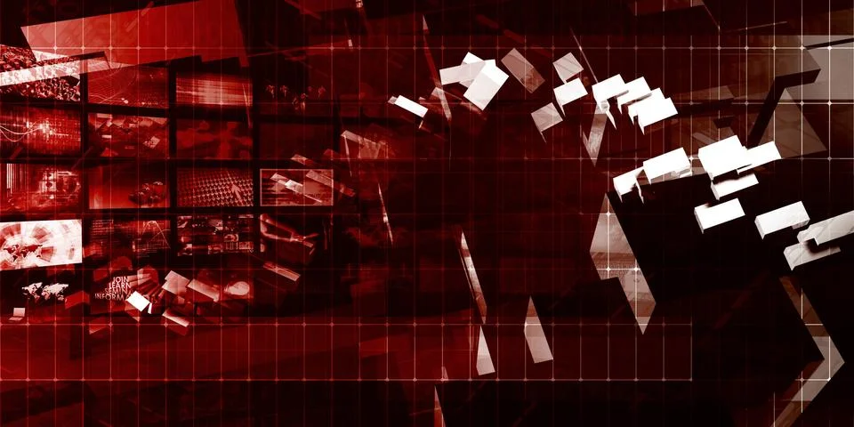 System Integration Illustrazione stock