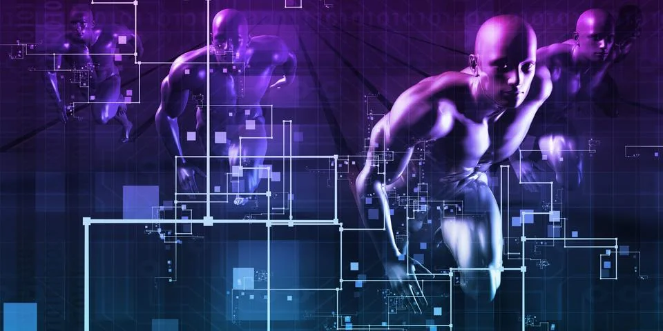 System Integration Stock Illustration