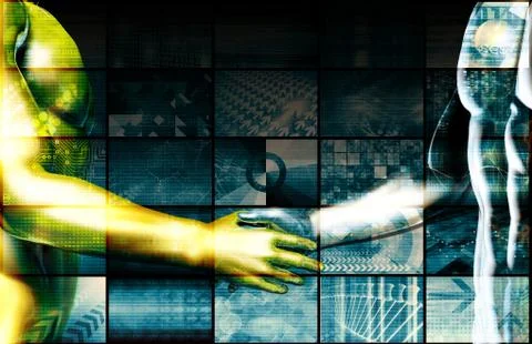 System Integration Stock Illustration