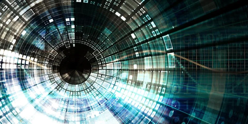 System Integration Stock Illustration