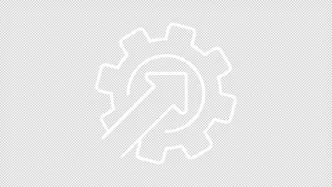 System integration white line animation Stock Footage 346719071