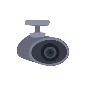 System ip camera cartoon vector illustration Illustrazione stock