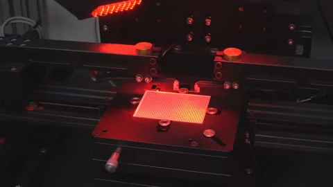 System for laser trimming of resistors Stock Footage 104108886