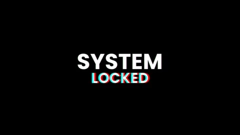 System Locked Stock Footage 313449428