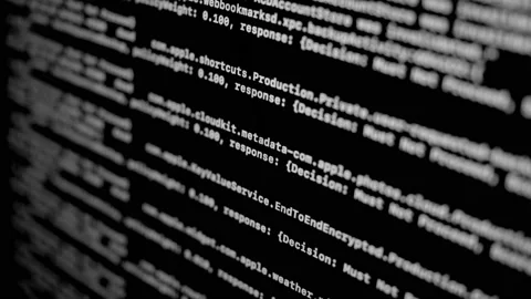 System Log Running in Console Stock-Footage 158864156