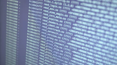 System Log Running in Console 動画素材 167190766