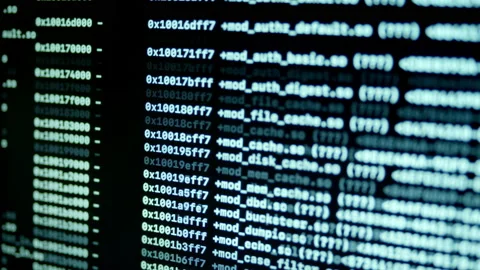 System Log Running in Console 動画素材 167190926