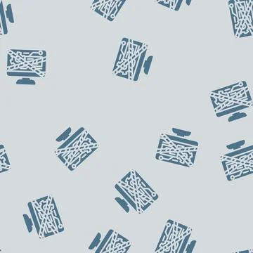 System maintenance analyst glyph vector seamless pattern Stock Illustration