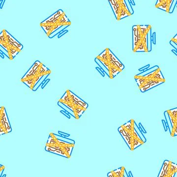 System maintenance analyst vector seamless pattern Stockillustratie