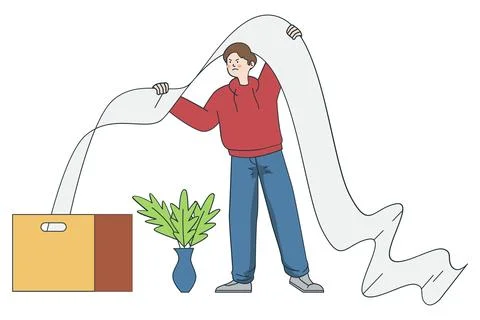 System Maintenance and Technical Repair Illustrazione stock