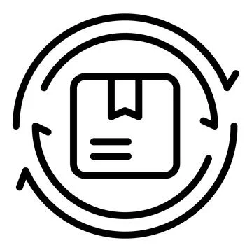System management icon outline vector. Digital control Stock Illustration