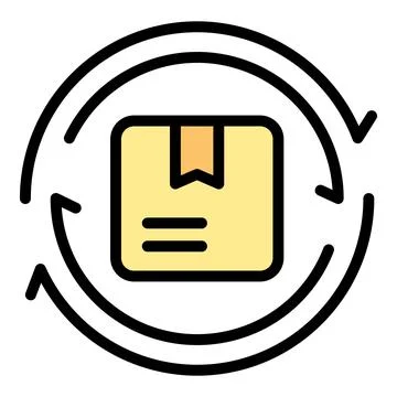 System management icon vector flat Stock Illustration