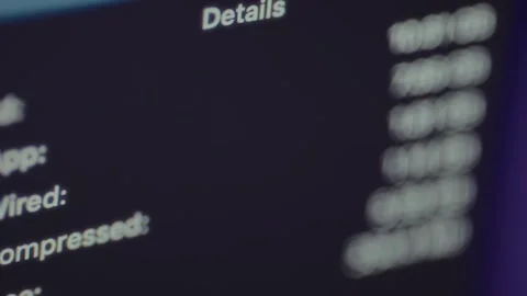 System memory usage monitor interface from a computer system displaying data for Stock Footage 327912707