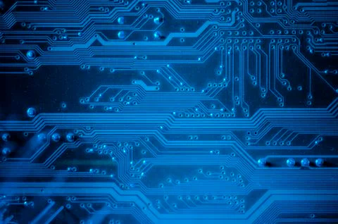 System, motherboard, computer and electronics modern background 스톡 사진