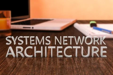 System Network Architecture Stock Illustration