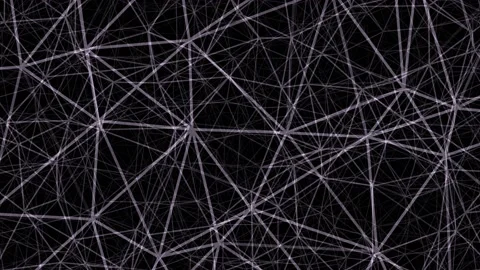 System Network Connection Concept Abstract Graphic Effect Background Slow Stock Footage 166715126