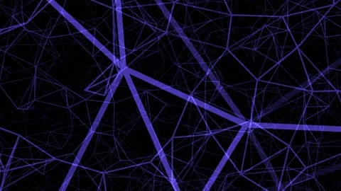 System Network Connection Concept Abstract Graphic Effect Background SlowReverse Stock Footage 166715183