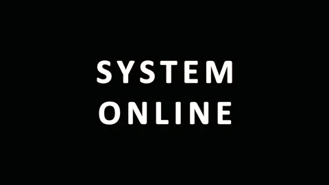 System online text appearing with subtle green and orange color shifts duri.. Stock Footage 343478955