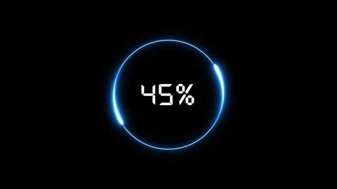 System optimization progress loops track website file download rates up to .. Stock Footage 340998973
