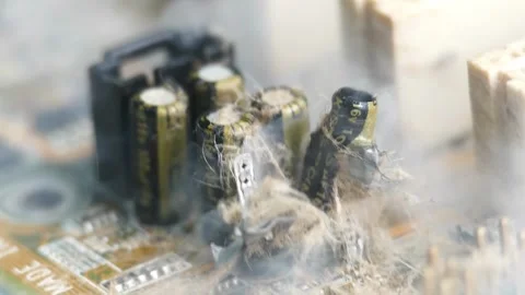 System overload. Outdated electronic systems. Stock Footage 275824377