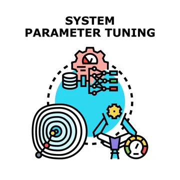 System parameter tuning optimizing machine learning process Illustration