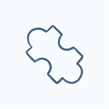 System part sketch icon Stock-Illustration