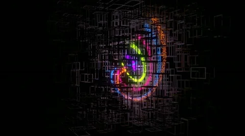 System particle (HD+Loop) Video stock 11057470