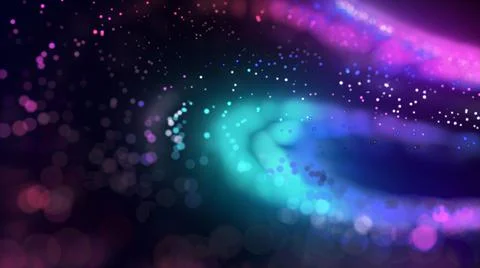 System particles Illustrazione stock