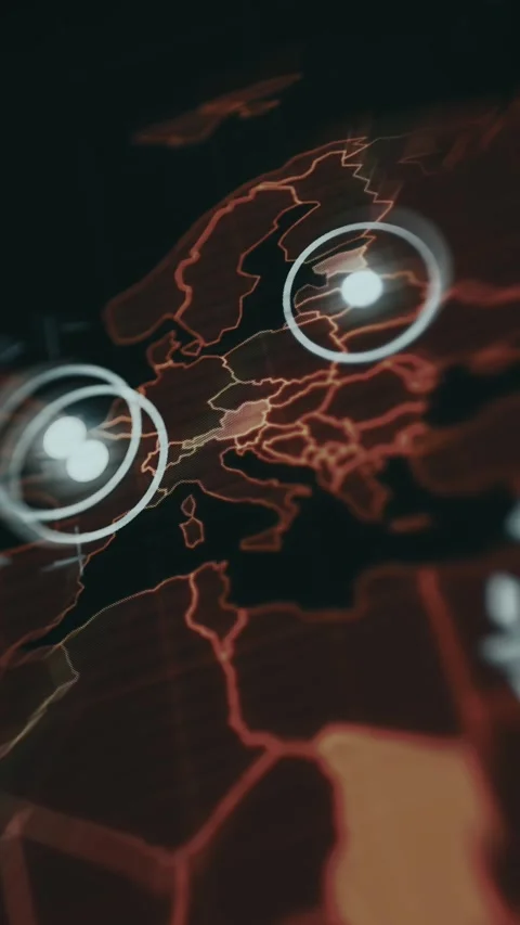 System Percentage Gauge Macro Close Up Видео 336365892