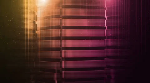 System Pink Yellow Stock Footage 25860632