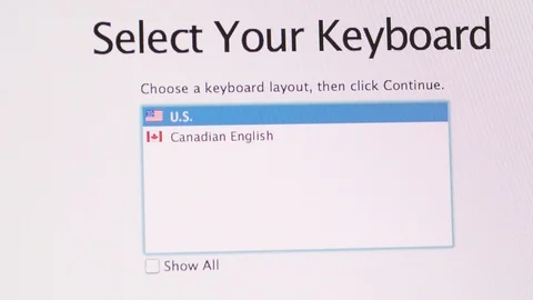 System preference icons on Apple MacOS on iMac computers Stock Footage 103877941