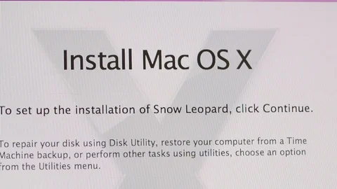 System preference icons on Apple MacOS on iMac computers Stock Footage 107783481