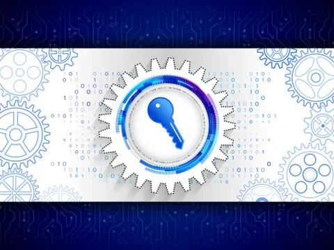 System privacy data security. Stock Illustration