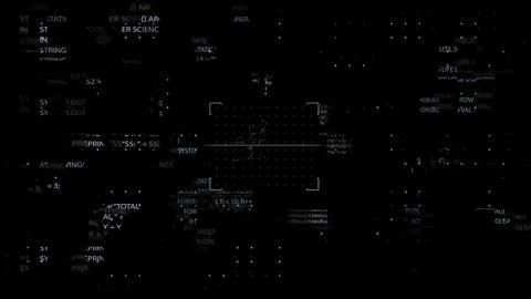 System scanning computer code with futuristic interface displaying programm.. Stock Photos