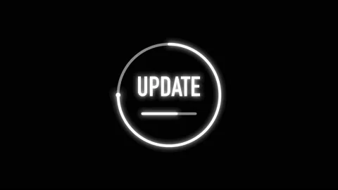 System software update and upgrade concept. Loading process screen. Motion Stock Footage 156578878