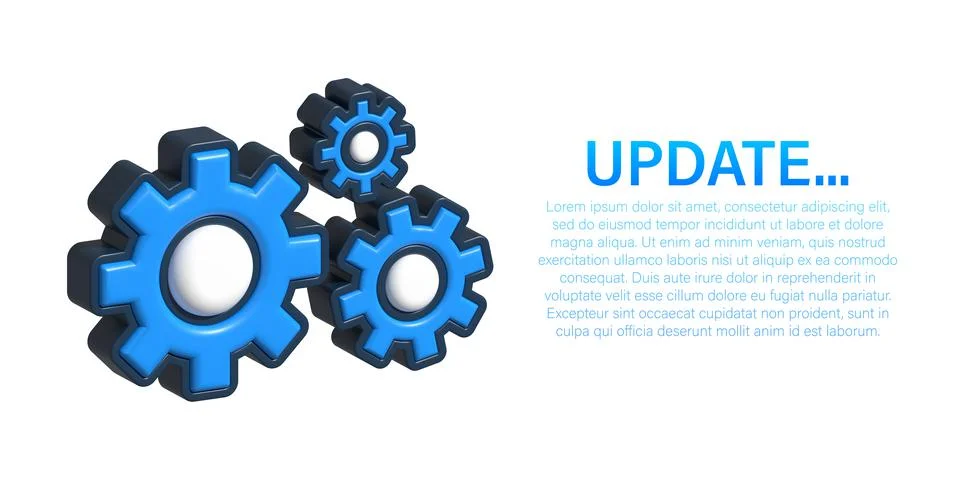 System software update or upgrade. Banner new update, Badge, sign. illustration イラスト素材