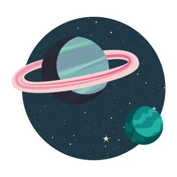 System solar planets Stock-Illustration