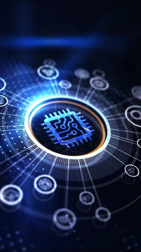 System Supervisory Control And Data Acquisition technology concept. SCADA. Stock Footage 309367367