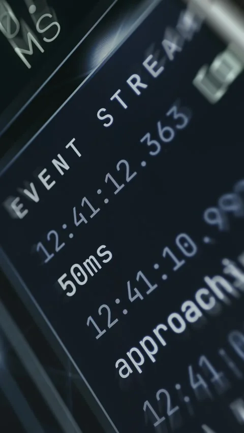 System terminal presenting network configuration and connection status updates Stock Footage 335477694