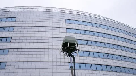 System for tracking and destroying drones Stock Photos