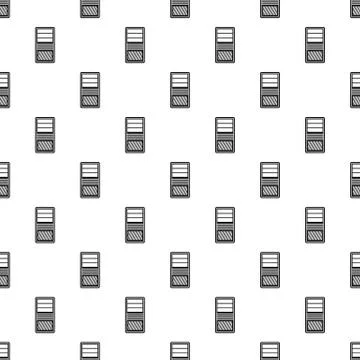 System unit of computer pattern, simple style Stock-Illustration