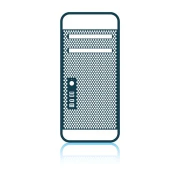 System unit icon Illustrazione stock