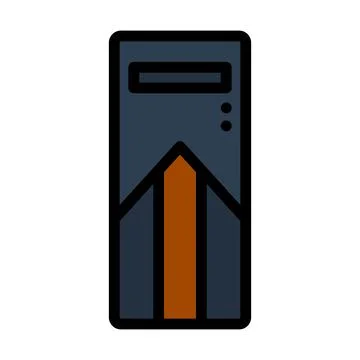 System Unit Icon Illustrazione stock