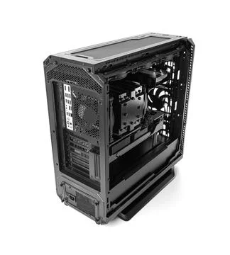 System unit of a modern PC. 스톡 사진