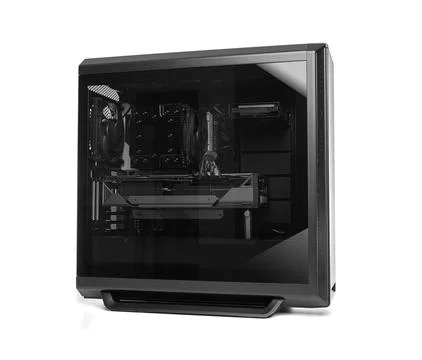 System unit of a modern PC. 스톡 사진