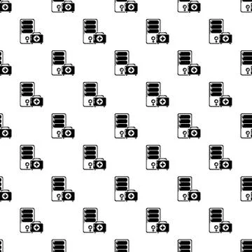 System unit repair pattern seamless 스톡 일러스트