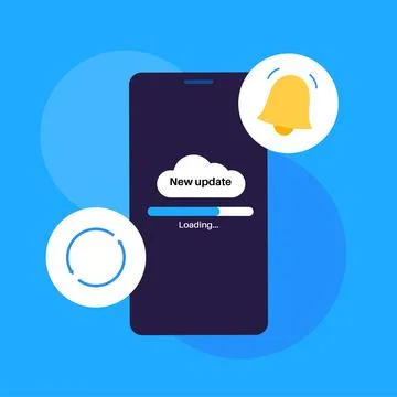 System update concept イラスト素材