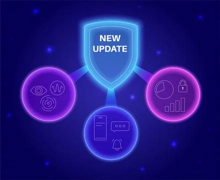 System update concept Stock Illustration