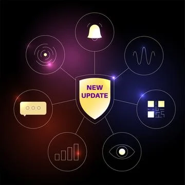 System update concept Stock Illustration